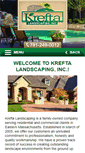 Mobile Screenshot of kreftalandscape.com